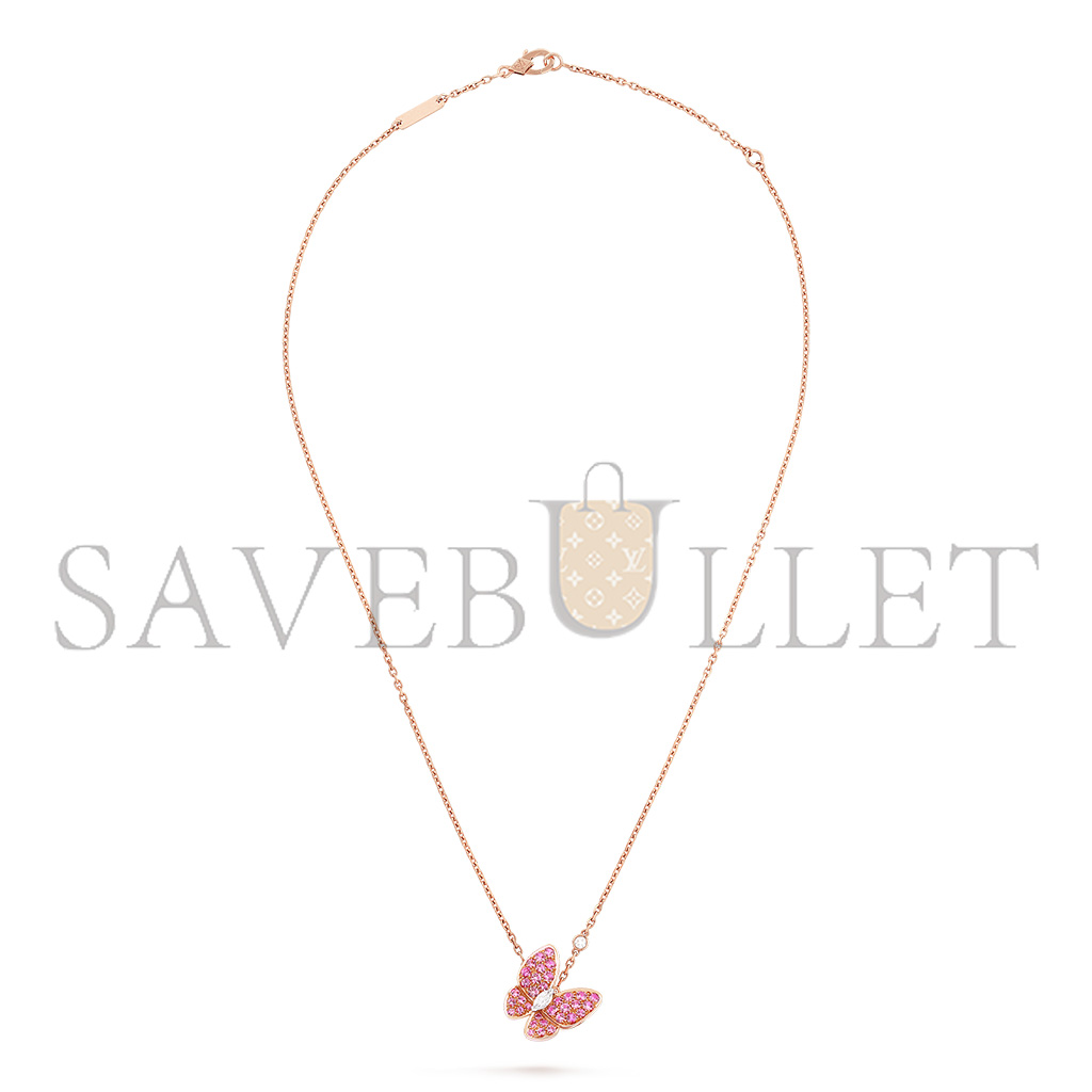 V*N CL*F arpels two butterfly pendant vcaro3m200